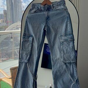 Zara Women's Blue Denim Overalls